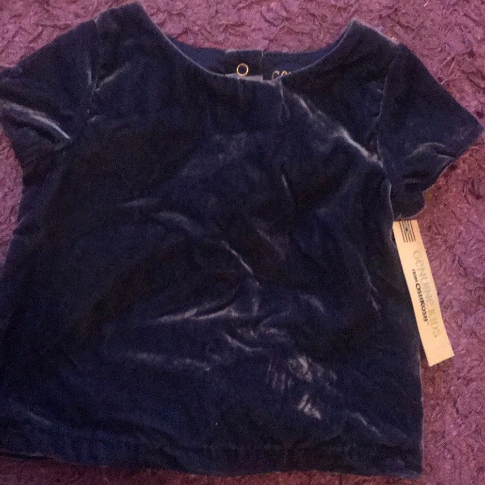 Velor cute brand new blue top